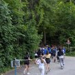 Start zum 1. Rosenauer Gigathlon, Lauf zum Sternenweiher